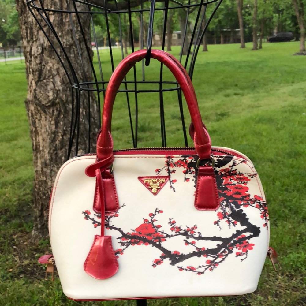 FINON MILANO Cherry Blossom Purse